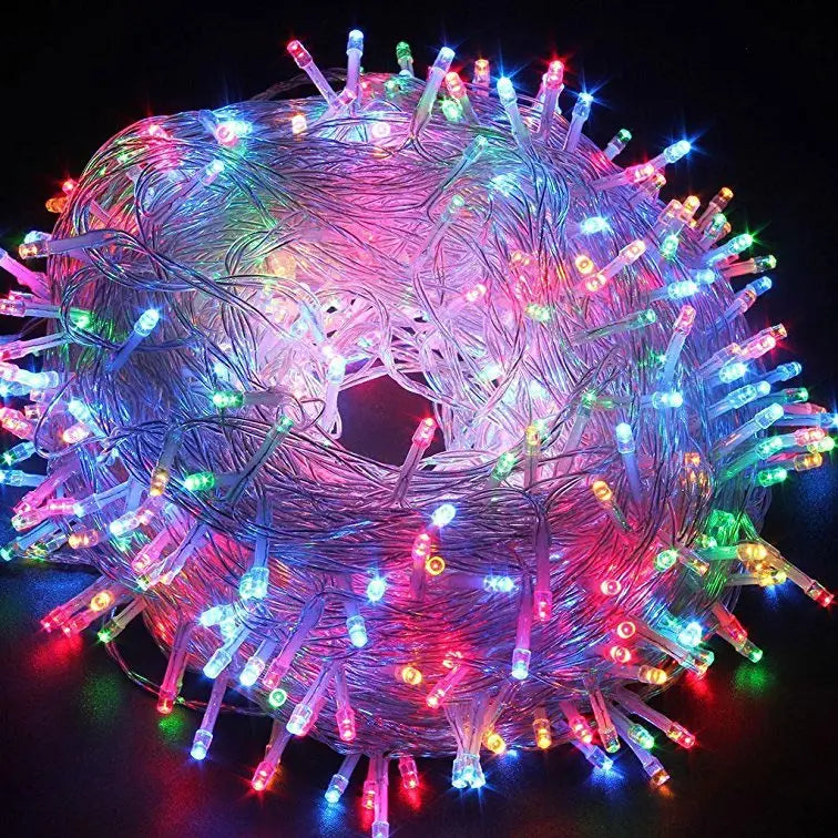 Outdoor LED String Lights Garland 2M 10M Waterproof Fairy Light Festoon Lamp Wedding Party Holiday Gardening Decoration Light