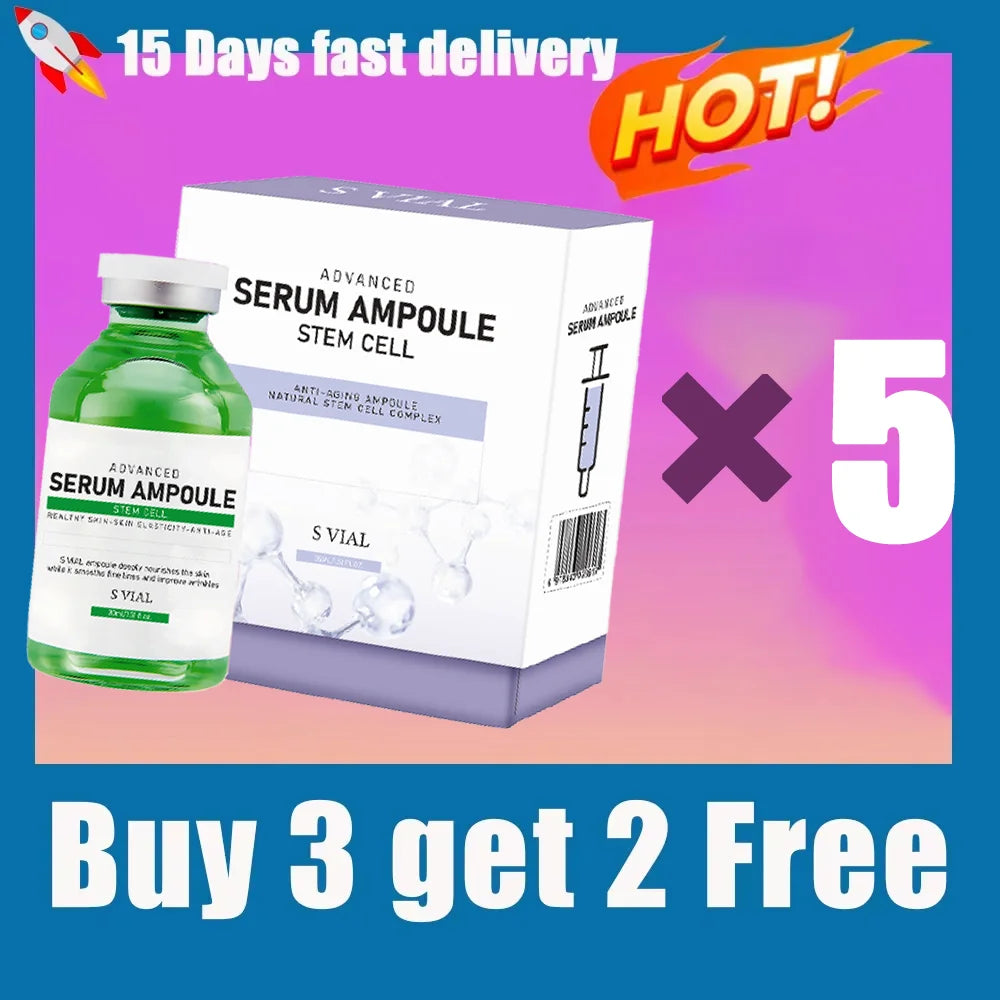 Facial Serum Nourishing Control Stem Cell Ampoule Essence Smoothing Glow Boosting Skin-firming Korean Skin Care