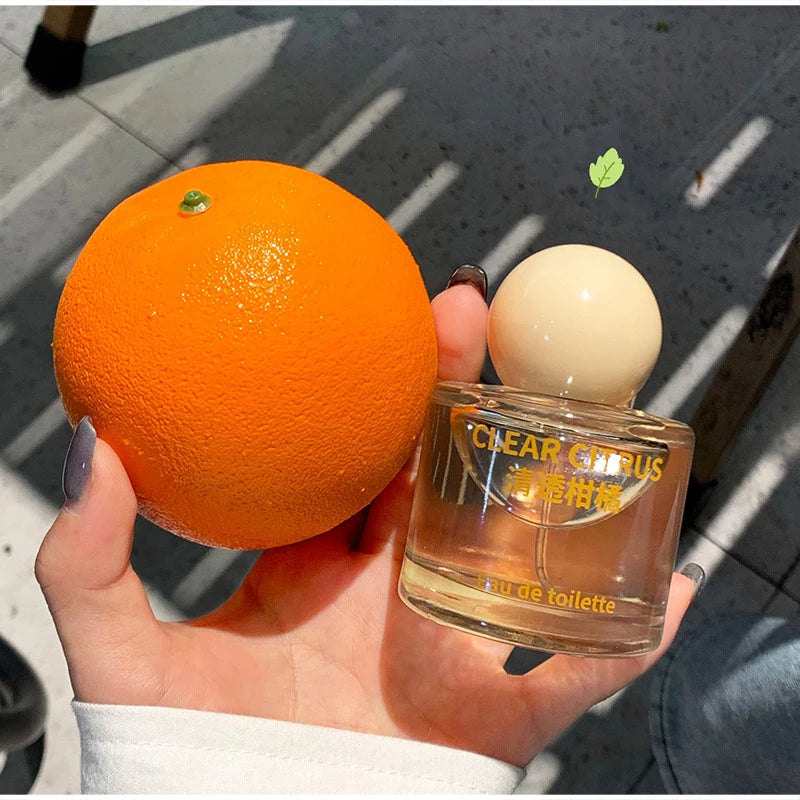 Citrus Peach Fruity Perfume Spray,Clean Fresh Women Scent,Orange Blossom/Lily/Iris/Vetiver/Lemon/Musk Light Fragrance Mist