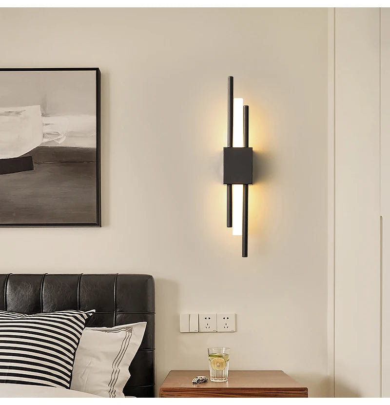 Modern Led Wall Lamp Indoor Lighting Nordic Decoration Wall Lights Living Room Corridor Bedroom Bedside Sconces Bathroom Mirror