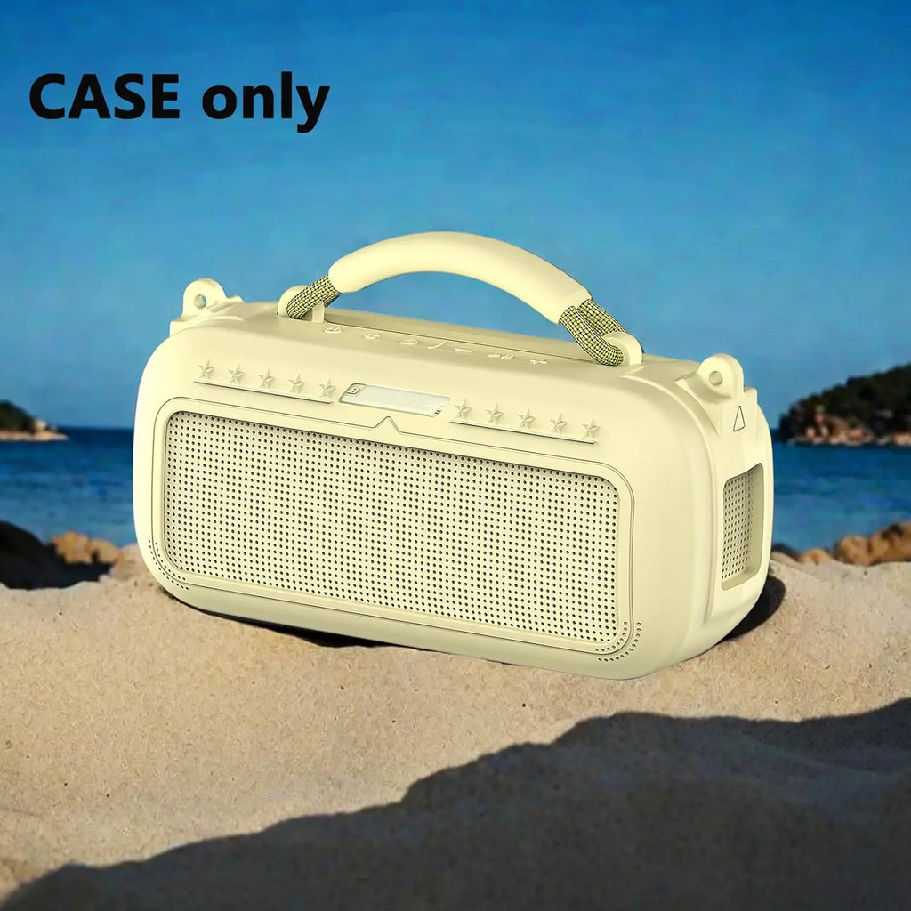 Silicone Cover Case and Shoulder Strap for Bose SoundLink Max Portable Speaker Accessories(case only)