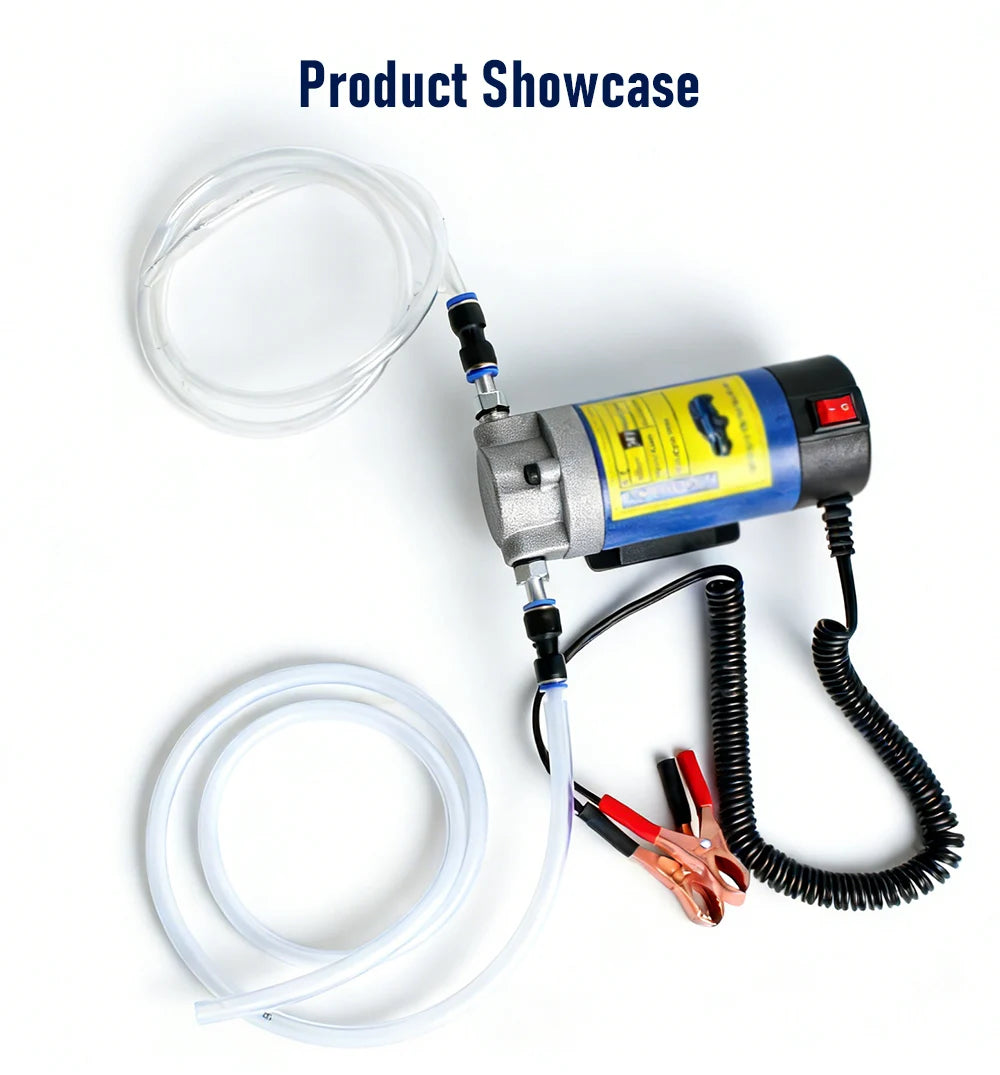 12V 24V Electric Oil Transfer Pump 1-4L/min Car Motor Oil Diesel Extractor Scavenge Suction Fluid Change Pump