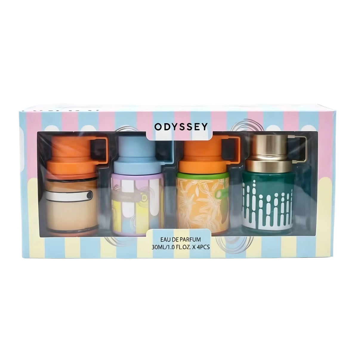 Fresh Floral Fruity Scent Eau De Parfum Set Portable Long Lasting Perfume for Women Men Daily Use Fragrance Gift Kit