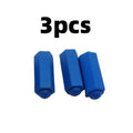 3-Pack Billiard Cue Tip Protectors, American-Style Large-Head Billiard Cue Protective Soft Shell, Suitable for Billiard Halls and Home Use Billiard Accessories
