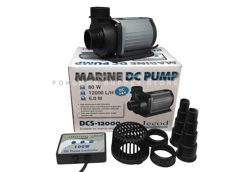 Jebao Jecod Pump DCS 1200-12000 L/H Aquarium Fish Tank Adjustable Submersible Controllable Water Pump Flow Fountain DC 24V