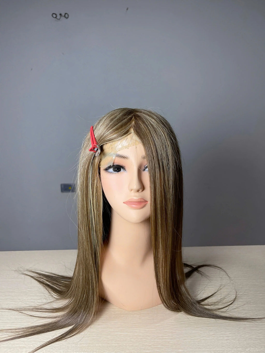 Brown Transparent Monofilament Lace Front Remy Human Hair Wigs Baby Hair Brazilian Virgin Hair Half Hand Tied Glueless Straight