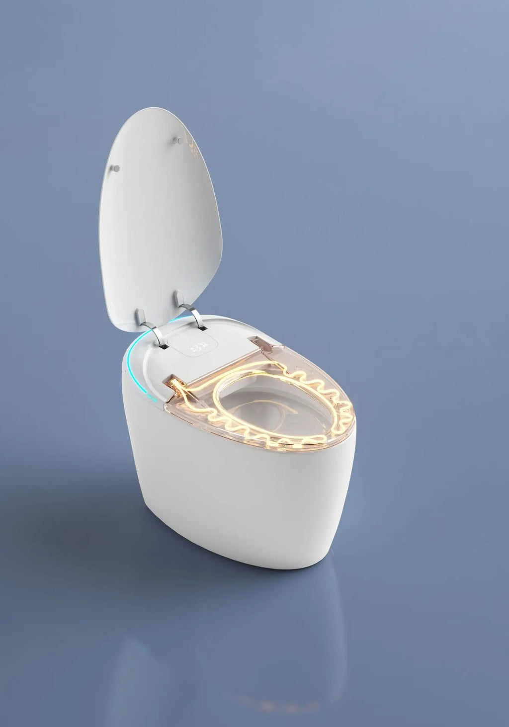 Fully automatic smart toilet integrated with built-in foam shield siphon type no water pressure limit toilet
