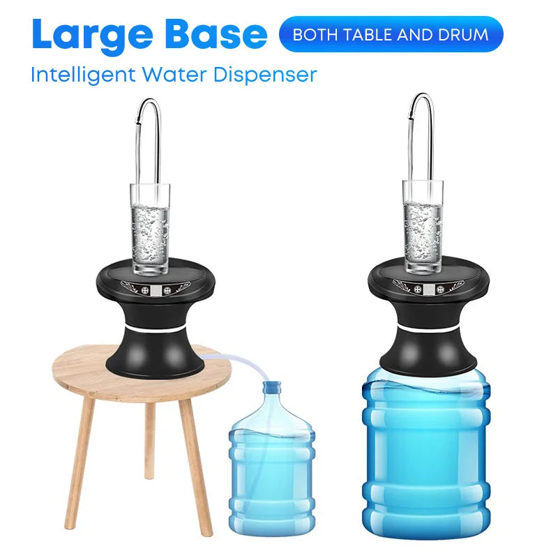 Smart Water Dispenser Pump Automatic Household Electric Drinking Water Pump USB Charging Tray Bottled Water Bsorber for Home