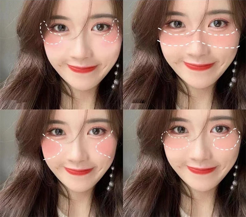 Lavender Matte Liquid Blush Velvet Heart Strawberry Peach Face Pigment Lasting Beauty Natural Cheek Tint Cream Blush Makeup
