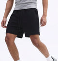 Men's drawstring belt loose casual athletic shorts with side pockets comfortable summer loungewear. Stylish streetwear pants