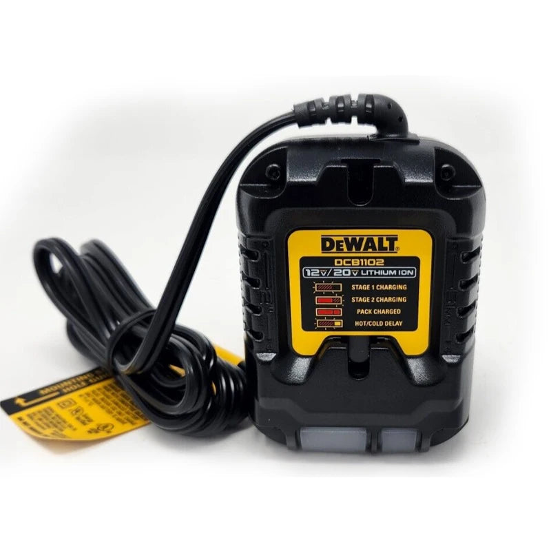 DEWALT DCB1102 DCB1104 DCB118 Battery Charger 12V/20V LED Indicator Universal Charger Tool Accessory Input Voltage 220V