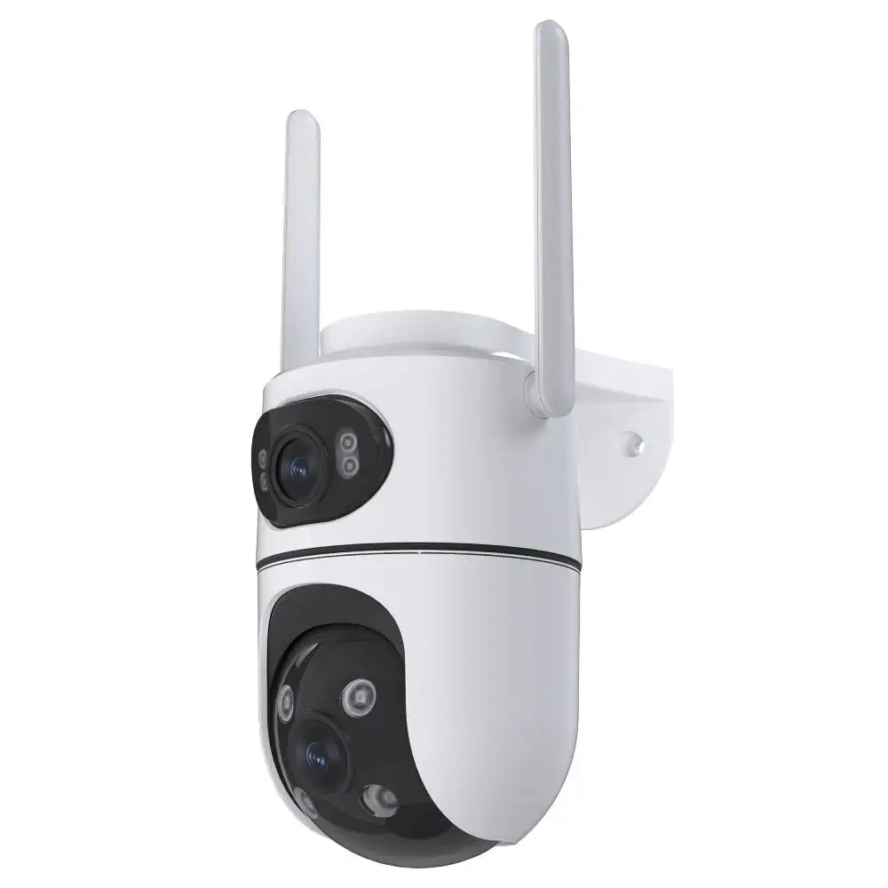 8MP Dual Lens WiFi PTZ Camera Outdoor Security Camera 4MP+4MP Wireless CCTV IP Camera Smart Home Surveillance Night Vision AI De