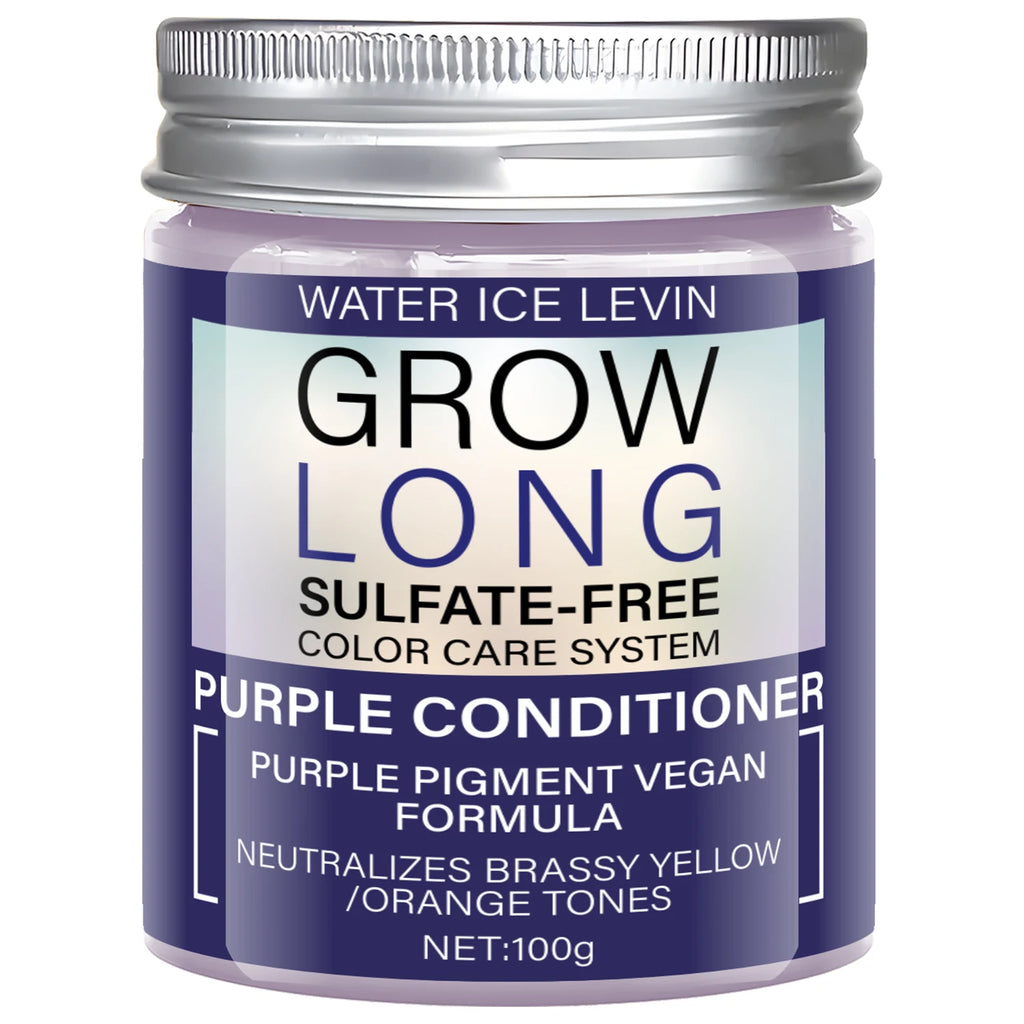 Purple Conditioner (Sulfate-Free, Vegan), Neutralizes Brassy Tones, Moisturizes Hair for Soft Texture & Vibrant Color Charm