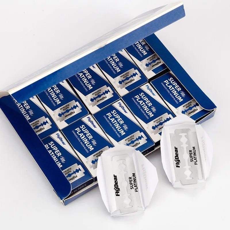 30/50/100pcs Men's Razor Double Edge Razor Blades Shaving Manual Safety Shaving Blades Shaving Tool
