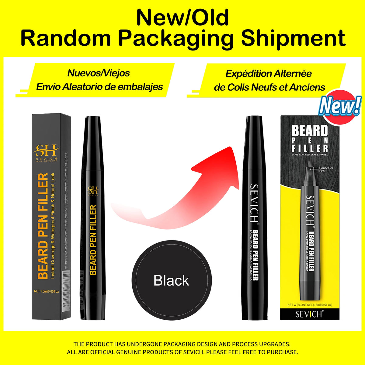 Waterproof Beard Pen Beard  Filler Pencil And Brush Beard Enhancer  Lasting Repair Moustache Coloring Shaping Tools Hair Pencil