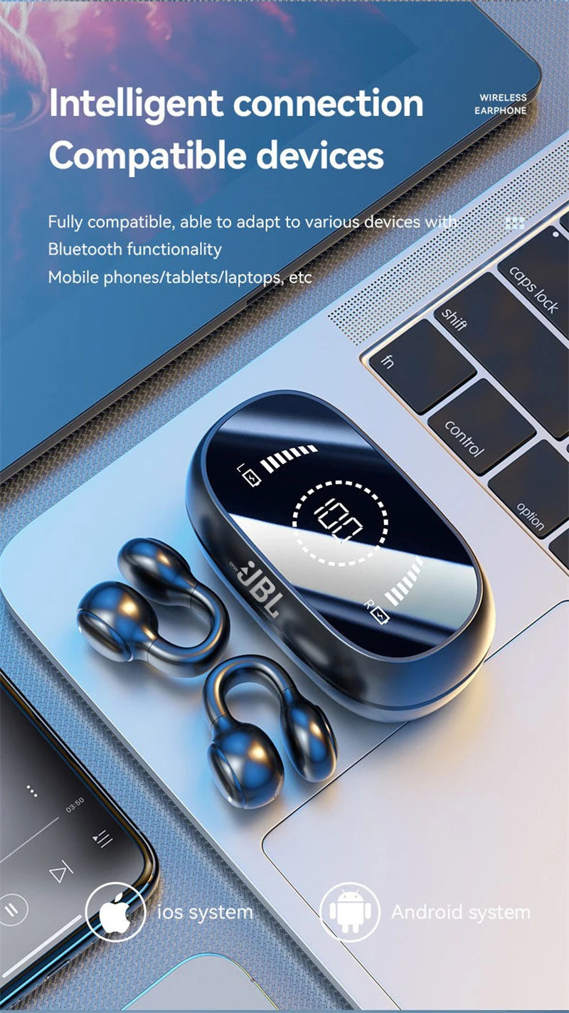 Wireless Bluetooth Earbuds M47 Headset Charging Noise Reduction Earphones for Xiaomi IOS Android Headphones Sport With Mic Free