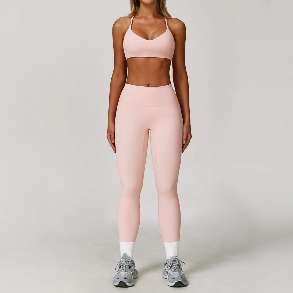 2/3PCS Yoga Suit Sports Set Gym Set Women Tracksuit Running Workout Clothes Long Sleeve Sports Bra Athletic Wear Yoga Clothing