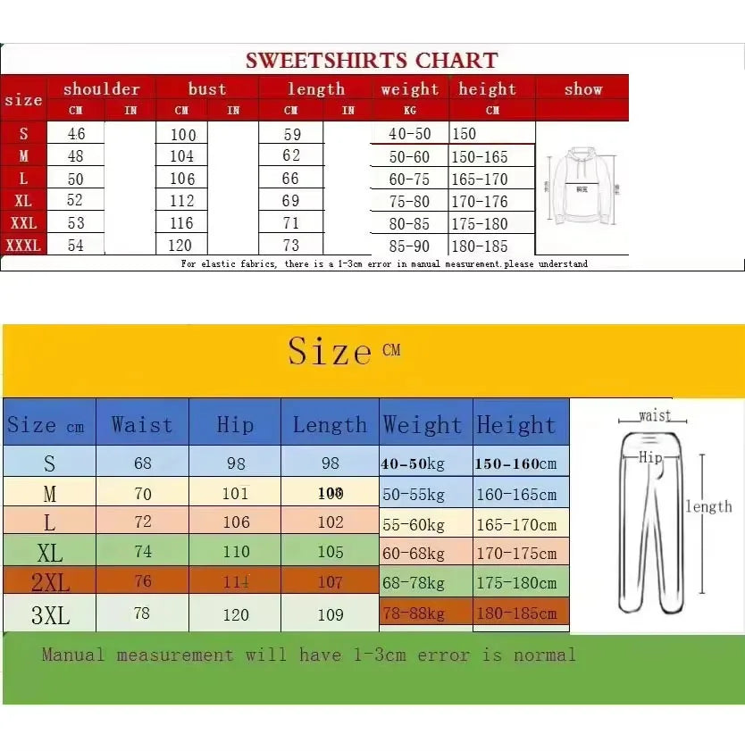 New autumn hoodie hooded set for men and women with drawstring and pockets suitable for daily casual wear, warm and comfortable