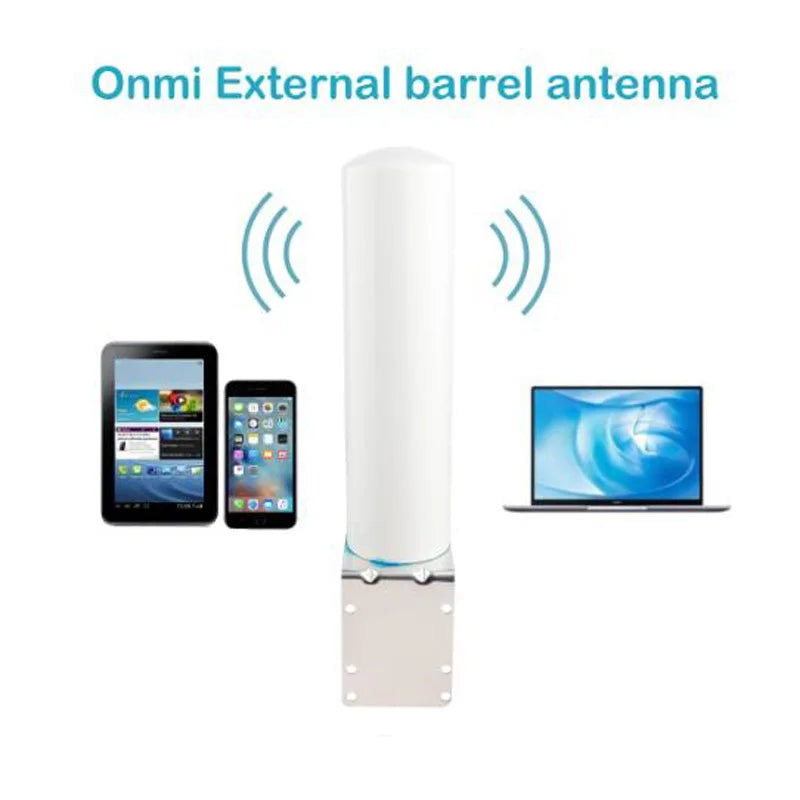 700-2700mhz 10dbi signal repeater Antenna With 3m Cable 4g LTE Outdoor Barrel Omni External Network Amplifier Router Antenna