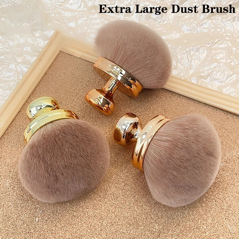 New Nails Art Mushroom Brush Round Paint Gel Dust Cleaning Make Up Brush Manicure Accessories Equipment Tools