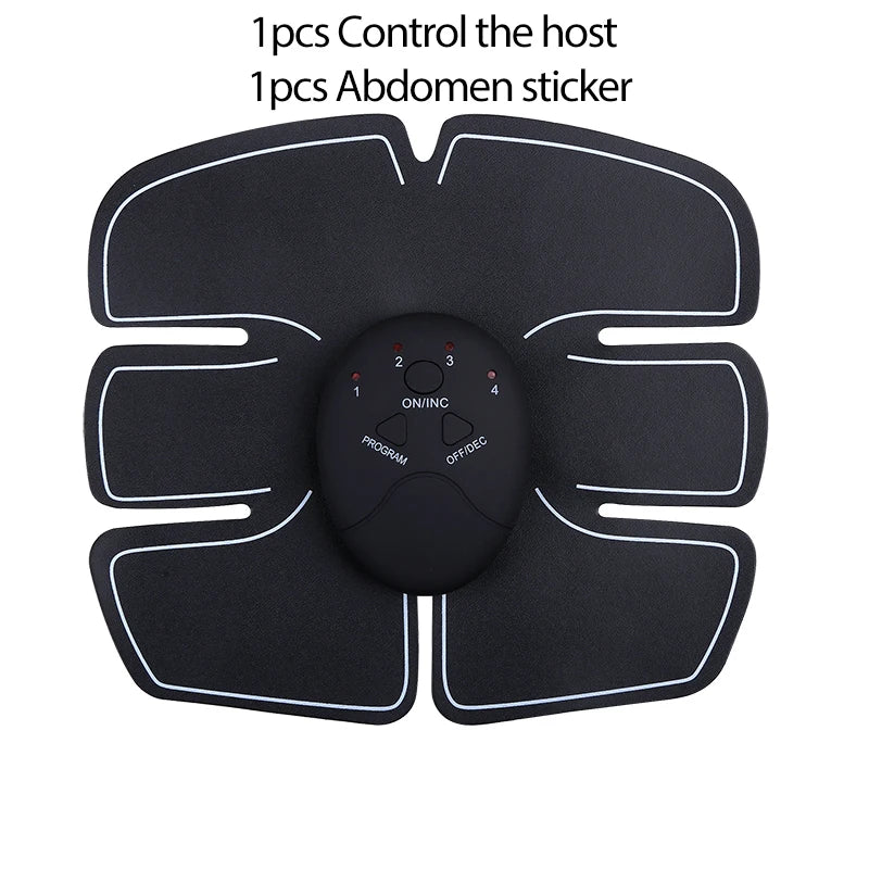 Wireless EMS ABS Stimulation Massager Pad Body Slimming Trainer Machine Electric Muscle Stimulator Abd Exerciser Pads