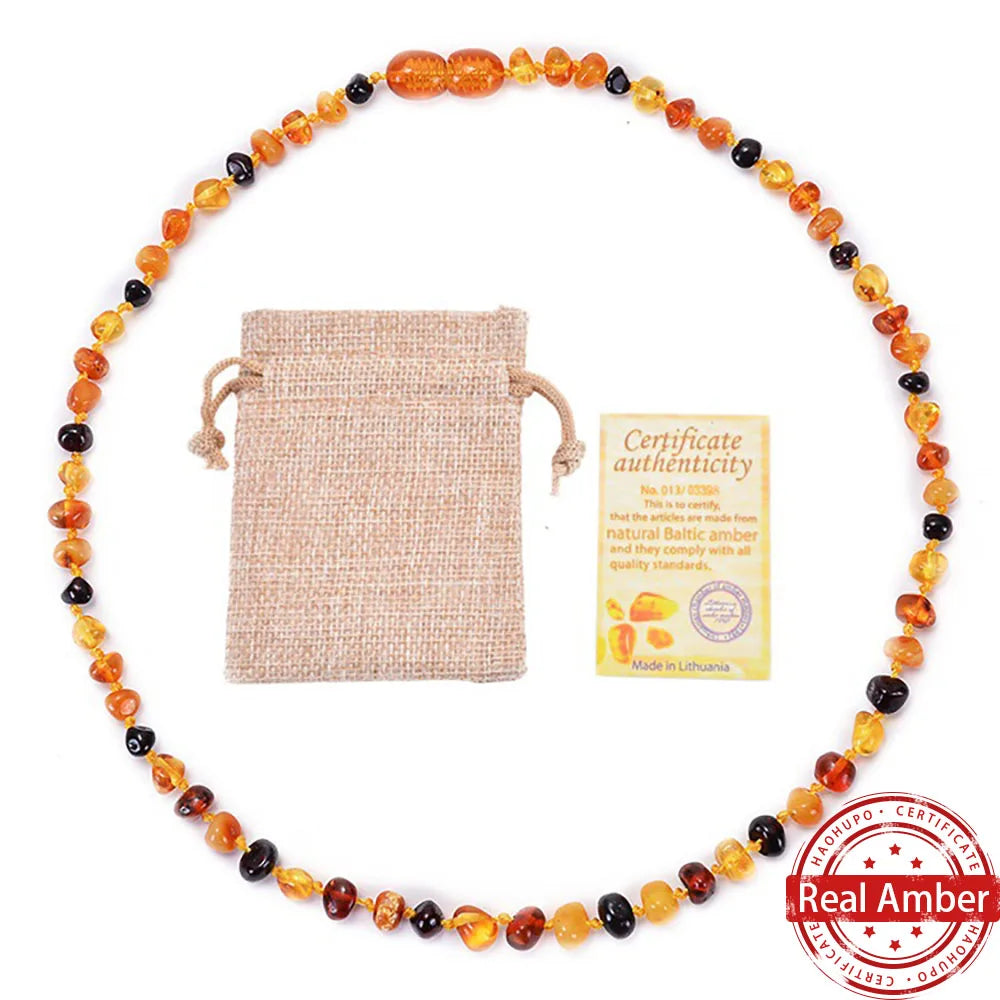 Fashion Women Natural Baltic Amber Bracelet/Necklace Original Handmade Amber Jewelry Gift Accessories Wholesale