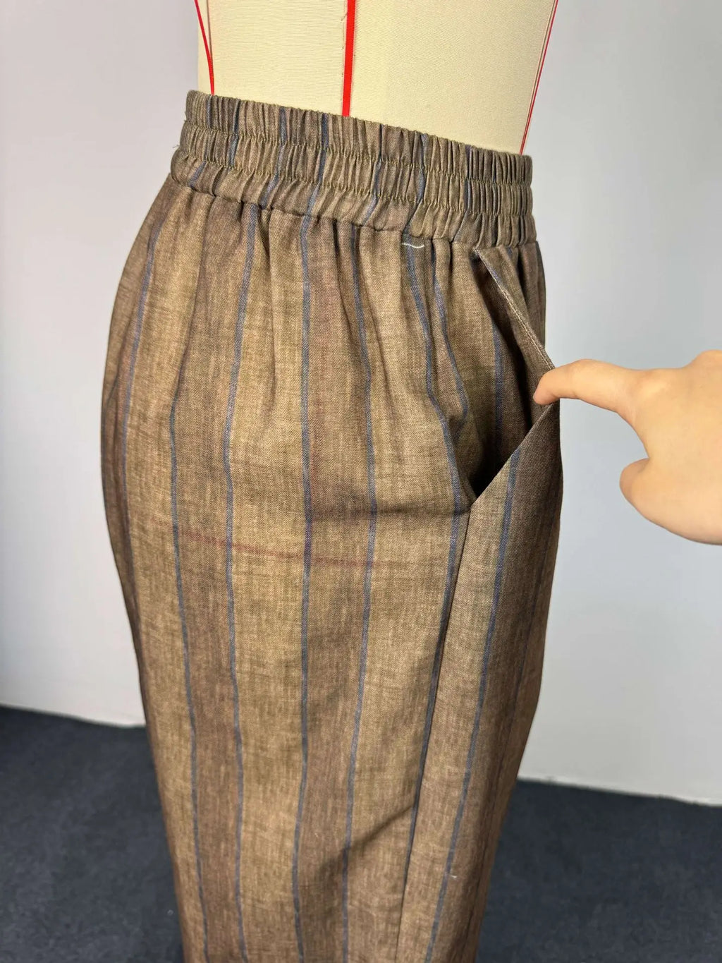 2026 2 Piece Sets Lady Chic Holiday Outfit Y2K Green Stripe Long Pant Sets For Women Spring Summer Halter Vest Top Wide Leg Pant