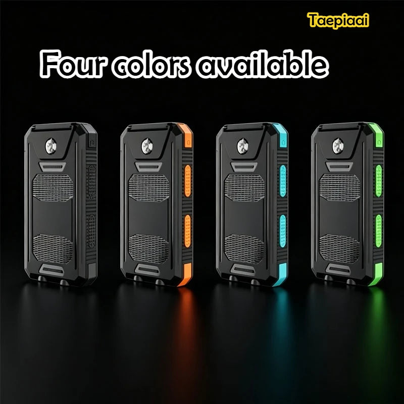 Solar Power Bank 20000mAh Portable Charging Poverbank External Battery Charger Strong Light LDE Light for All Smartphones