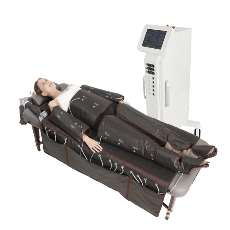 Professional 3 in 1 Ems Muscle Stimulator Pressotherapy Lymphatic Drainage Machine