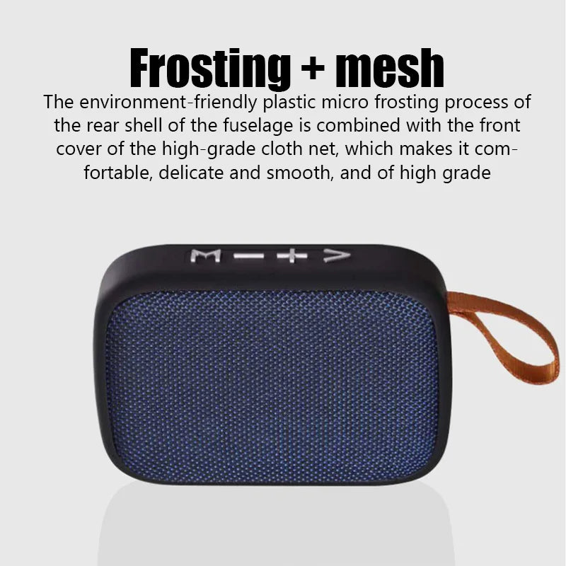 Universal Outdoor Speakers Portable Mini Bluetooth 5.0 Speaker Wireless Soundbar Outdoor HiFi Subwoofer Support TF Card FM Radio