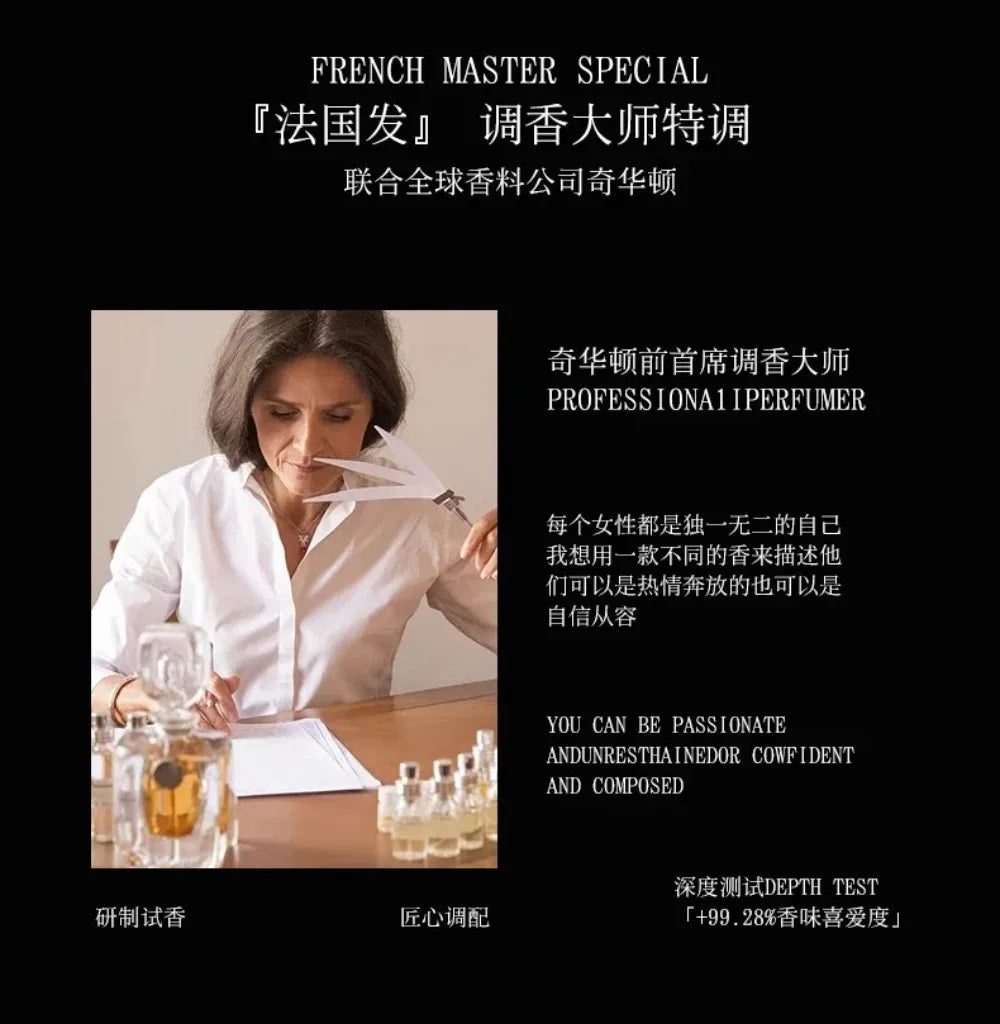 50ML Perfume Black Opium Long-lasting EDP Parfum Temptation Women's Perfume Original Perfume Brand Classic Black Coffee Perfumes
