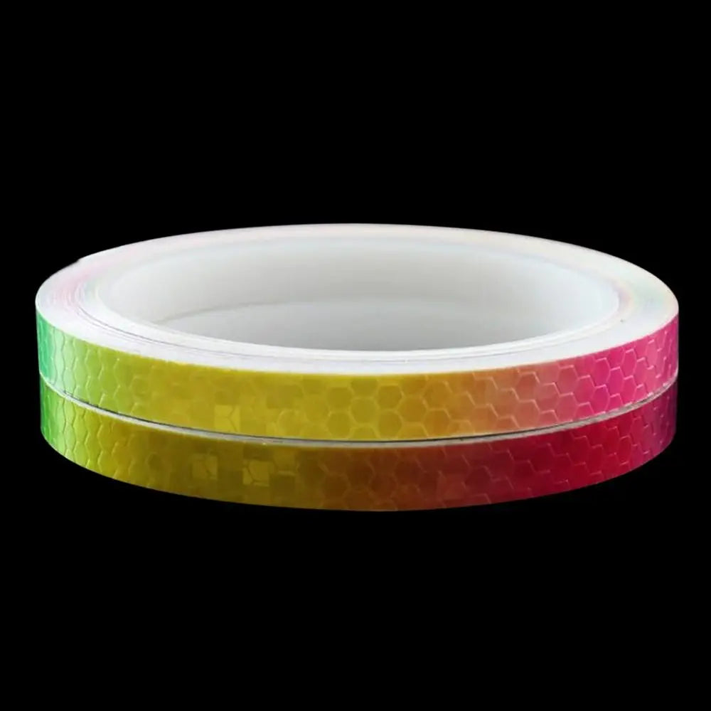 Safety Reflective Stickers Motorcycle Reflective Film Tape For Cycling Warning Strip Bicycle Wheel Decor Bike Reflective Tape
