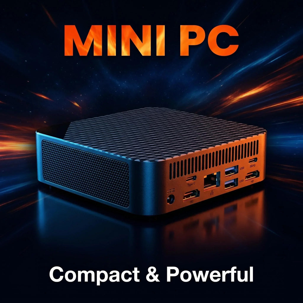 Intel Core i9-10980HK Mini PC 16GB DDR4 512GB NVMe SSD Triple 4K Display WiFi6 BT5.2 Silent Office Home Desktop Pro