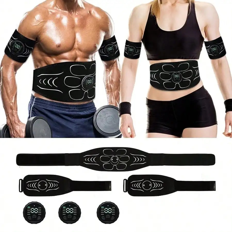 2026EMS Muscle Stimulator, Abdominal Muscle Trainer, Abdominal Shaping Device, Electronic Slimming Belt, Fitness Massage