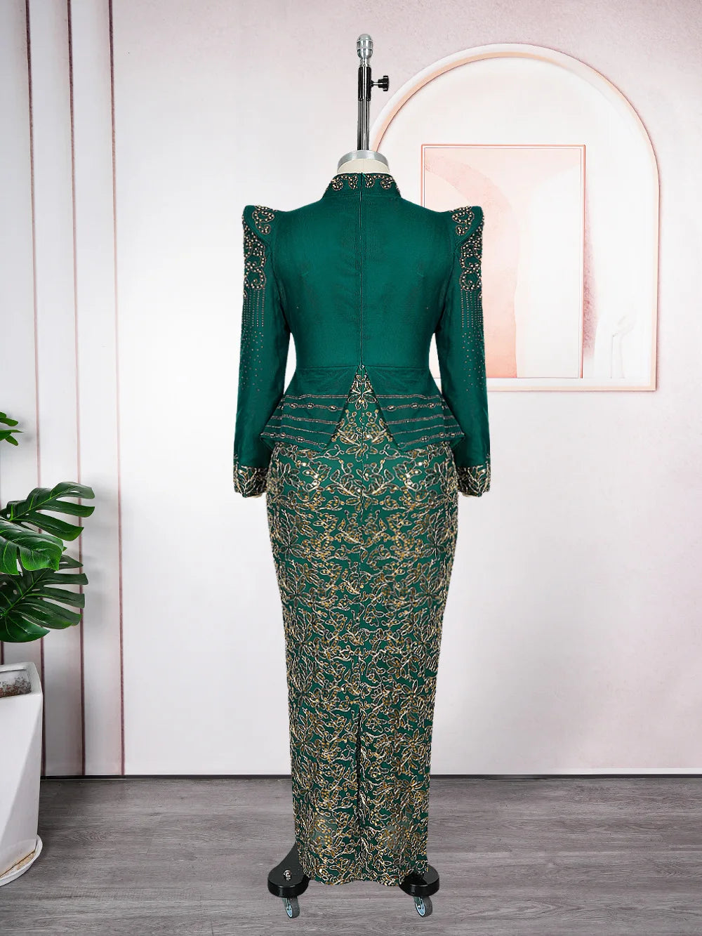 Party Evening Dresses Elegant Women Luxury Bodycon Maxi Dress Long Sleeve Robes Africa Clothes Birthday Wedding Prom Ladies Gown