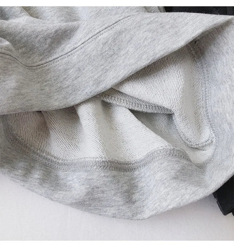 New Women High-Waist Wide-Leg Pants Couple's Sports Shorts Student Loose Home Pants Girls Casual Running Shorts Sexy high-waist