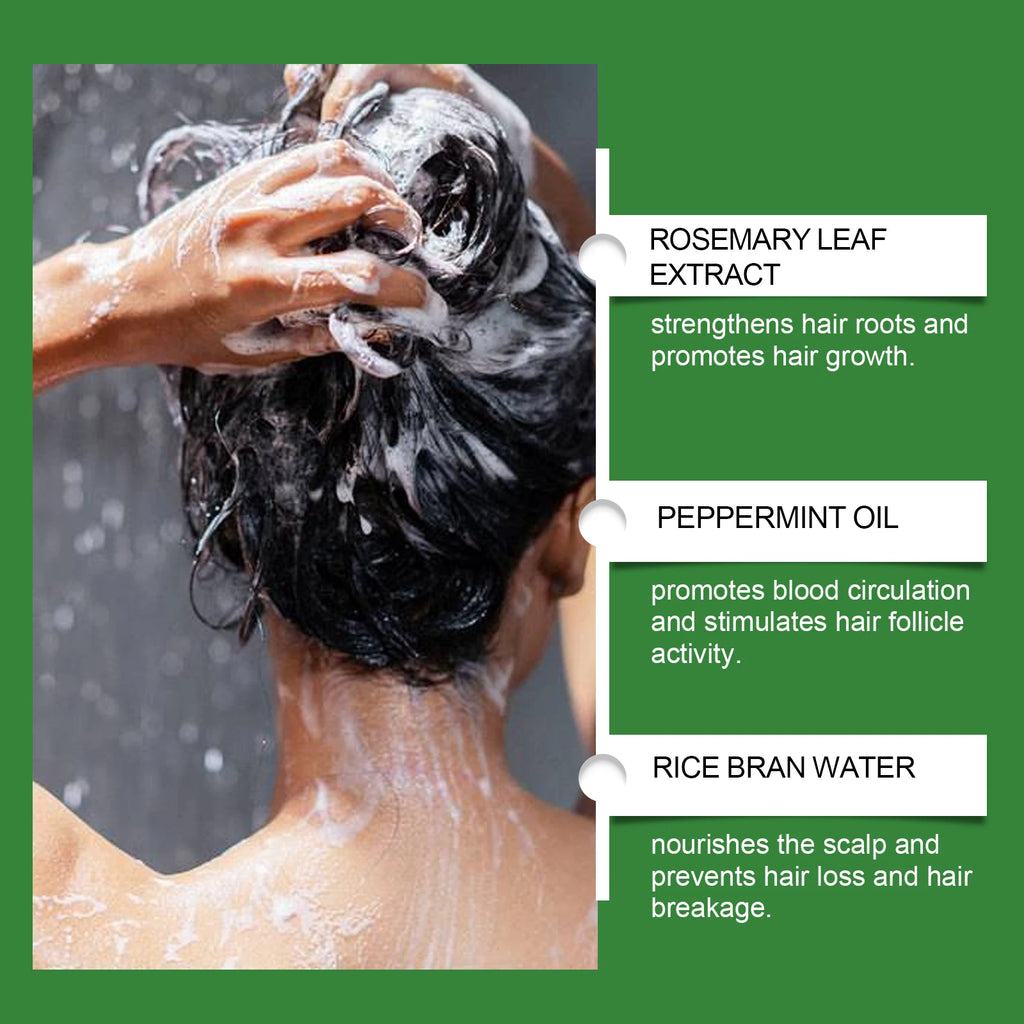 Rosemary Rice Water Hair Spray Anti Hair Loss Treatment for Very Dry and Damaged Hair Repair Strengthening Hair Growth Spray