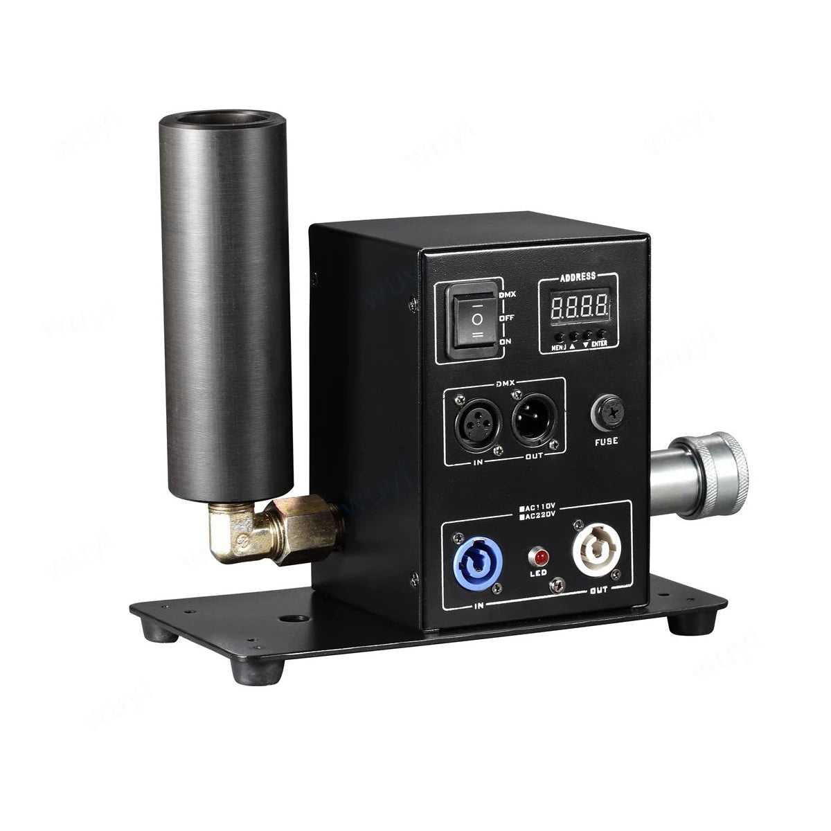 Air Column Stage Party Disco Co2 Jet Machine Spray Cryo Carbon Dioxide Gas Smoke Fog With DMX512 and Remote Control or DIP Code