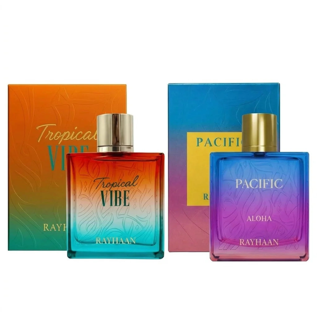 Jungle Vibe Tropical Vibe Pacific Aura Fresh Wave Men's Perfume Eau de Parfum Long Lasting Fragrance For Him Daily Wear