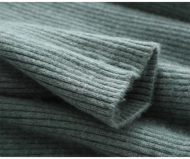 Cashmere Sweater Women's Knitted Dresses 100% Merino Wool O-Neck Elegant Party Dress Autumn Winter Female Pullover Casual Skirts