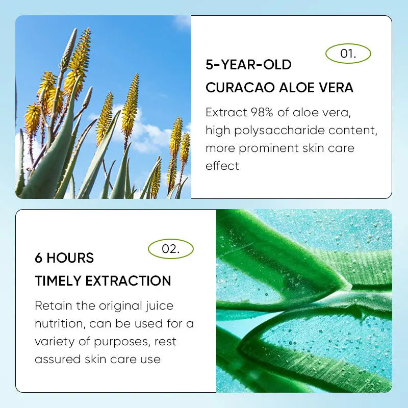 SADOER Exfoliating Aloe Vera Gel Facial Cleanser Deep Cleansing Exfoliant Gentle Tender Face Exfoliation Facial Exfoliator