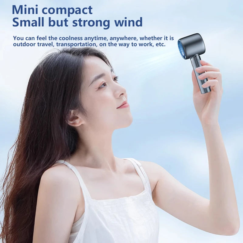 Electric Fan 8000mah Technology Display Wireless Portable Air Circulation Fan Desktop Air Cooling Diffuser Silent Fan Hot
