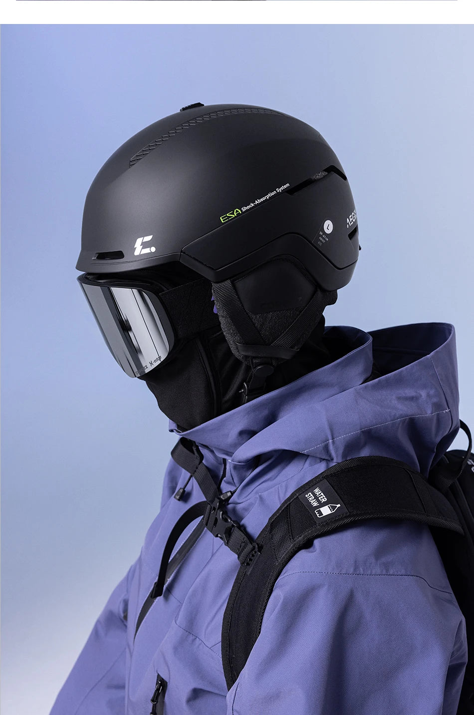 COPOZZ Winter Adult Ski Helmet Outdoor Anti-impact REECCO Positioning Rescue System Breathable Women Men Ski Safety Helmet