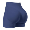 Women Seamless Yoga Leggings Summer Fitness High Waist Gym Shorts Scrunch Shorts Booty High Stretch Running Bike Pants