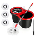 Rotating Spin Mop Bucket Set Blue Plastic Self-Wringing Rotating Spin Mop Bucket Set for Home Floor Cleaning Must Have 2026