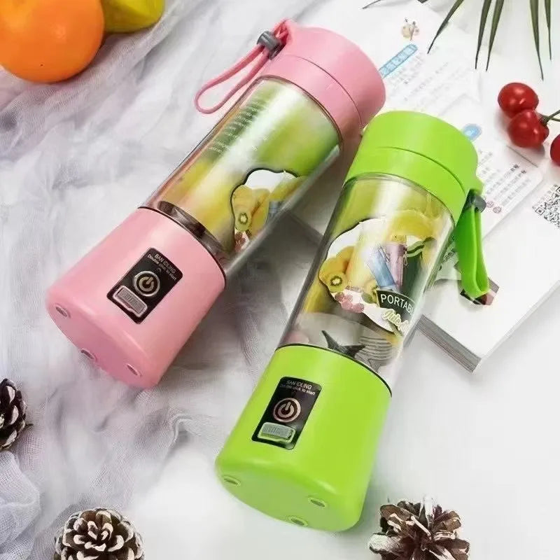 2026 Hot Selling Items USB Charging Electric Juicer Cup 6 Leaf Blade Mini Portable Blender Fruit Juice Extractor for Home Travel