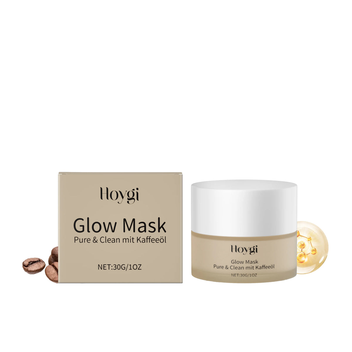 Hoygi Anti-Wrinkle and Firming Serum Moisturizing Facial Rejuvenation Deep Hydration Face Glowing Skin Care Overnight Mask 30g