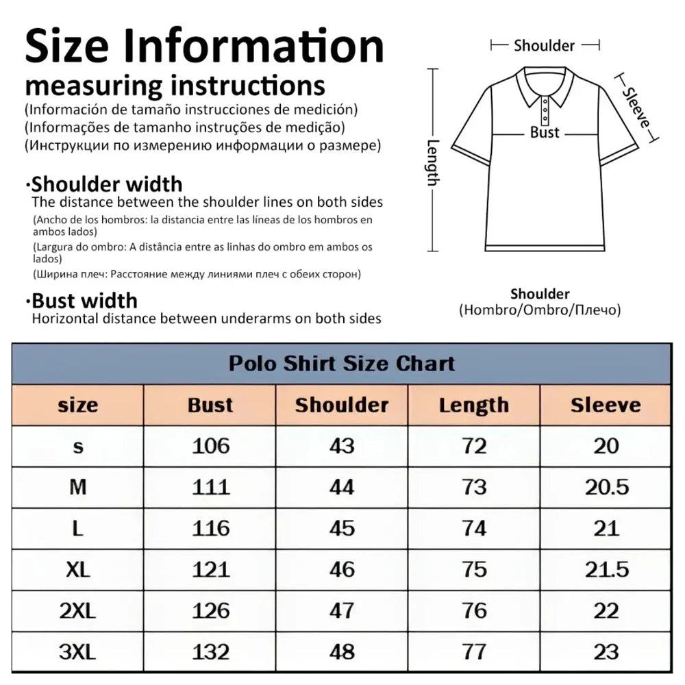 Summer T Shirts for Men 2024 Short Sleeve Men's Clothing Collar 3D Printing Plain Shirt Striped Polo Tees Fashion Pullover Tops