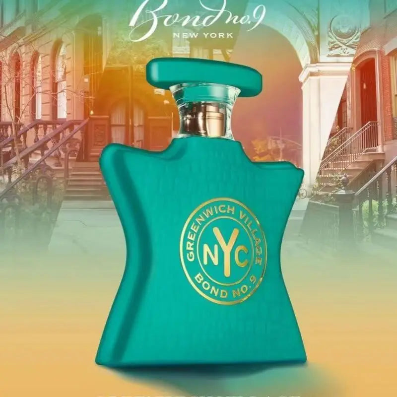 Greenwich Village captures NYC vibe, bright citrus‑lychee opening, jasmine‑peony floral heart, oakmoss‑musk base. Amber‑floral scent for free‑spirited modern urban wear.