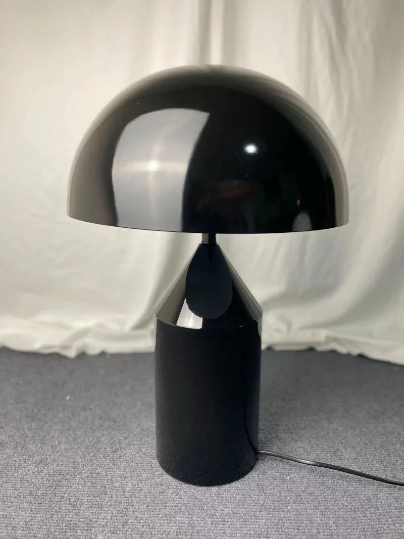 Italy Mushroom Table Lamp Gold/black/white Metal Desk Light Desk Living Dining Room Bedroom Bedside Decoration Standing Lamps G9